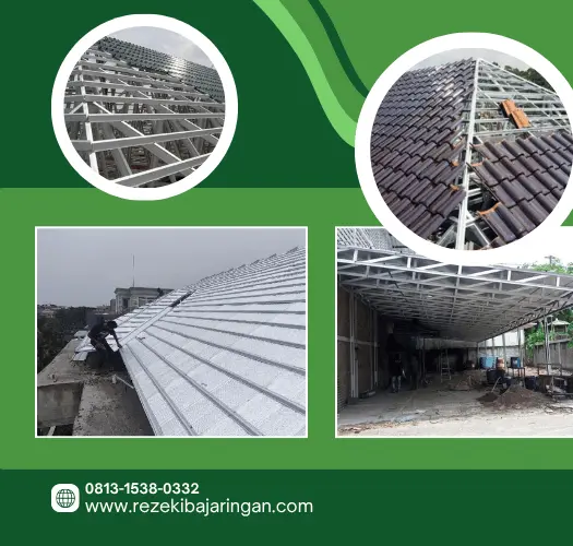 Green and White Modern Land Services Facebook Post (525 x 500 px)
